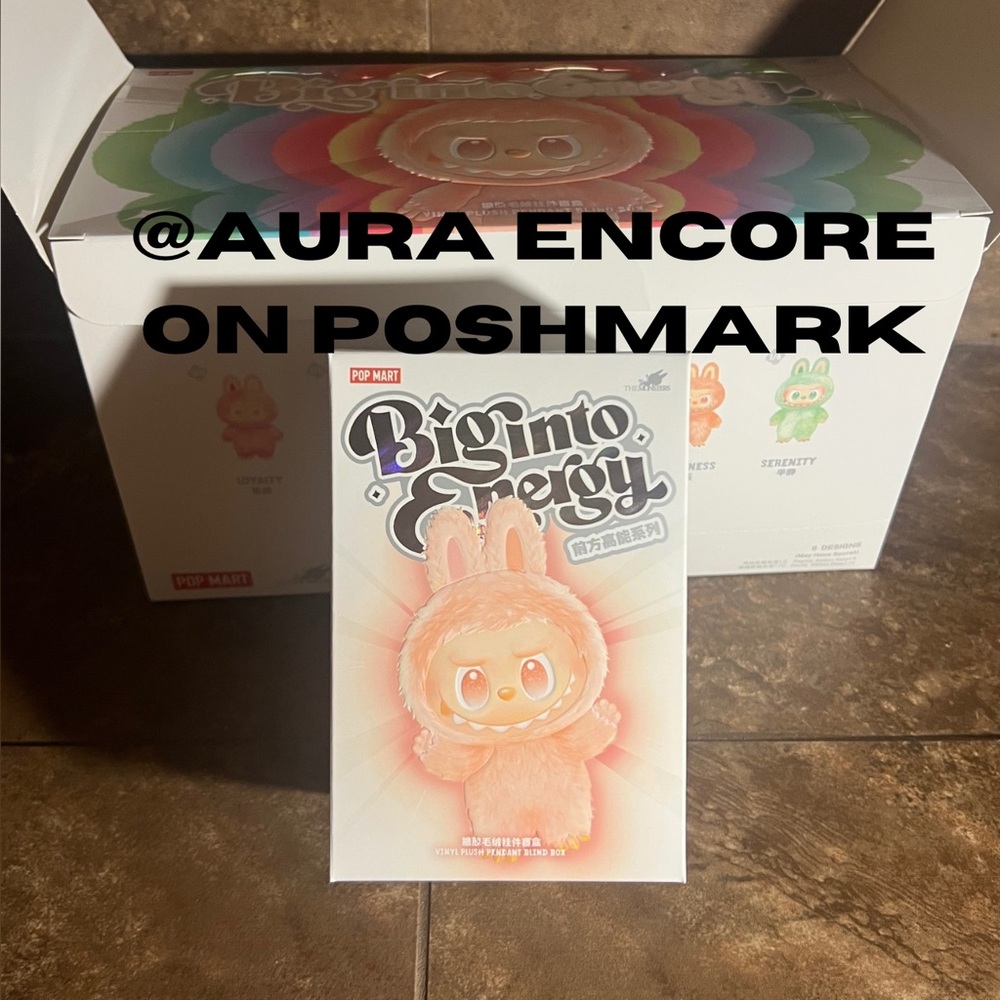 AUTHENTIC POP MART Labubu The Monsters V3 Big Into Energy - SINGLE Blind Box